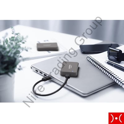 Goodram SSD esterno 256GB Black USB Type-C + A